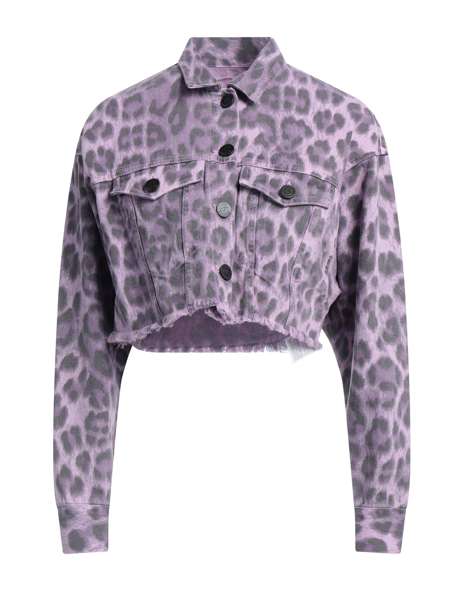 GAëLLE Paris Jeansjacke/-mantel Damen Lila von GAëLLE Paris