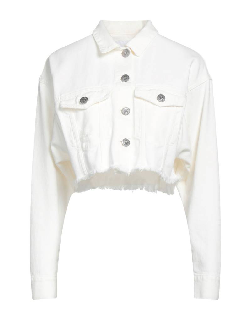 GAëLLE Paris Jeansjacke/-mantel Damen Weiß von GAëLLE Paris