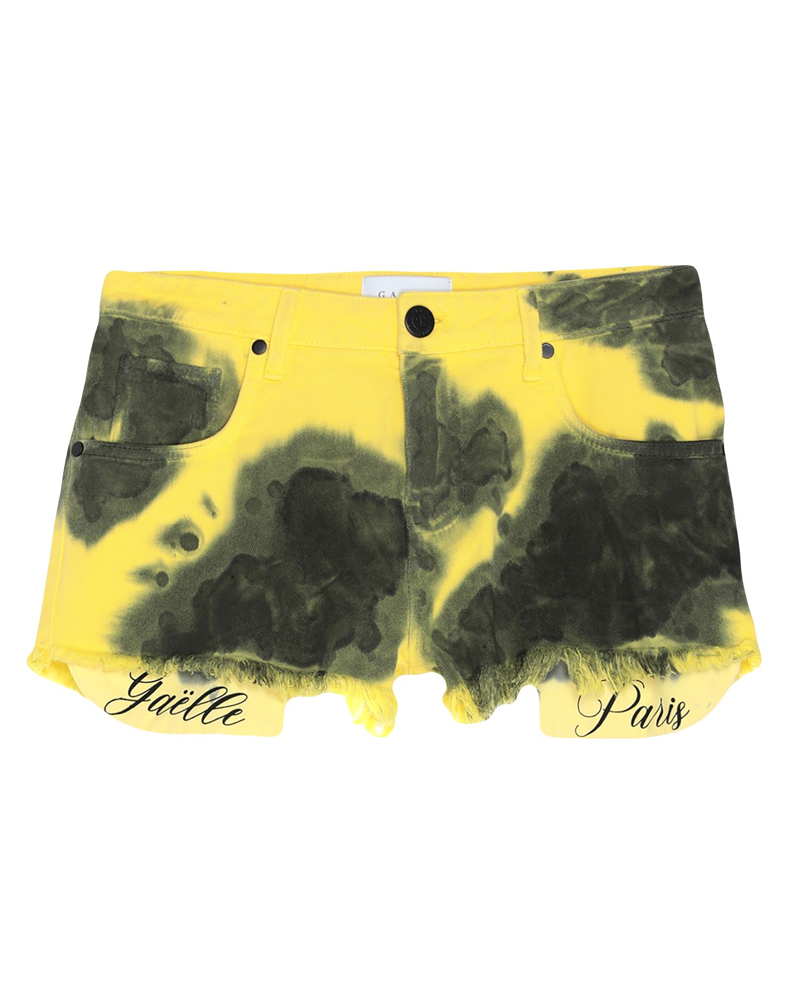 GAëLLE Paris Jeansshorts Damen Gelb von GAëLLE Paris