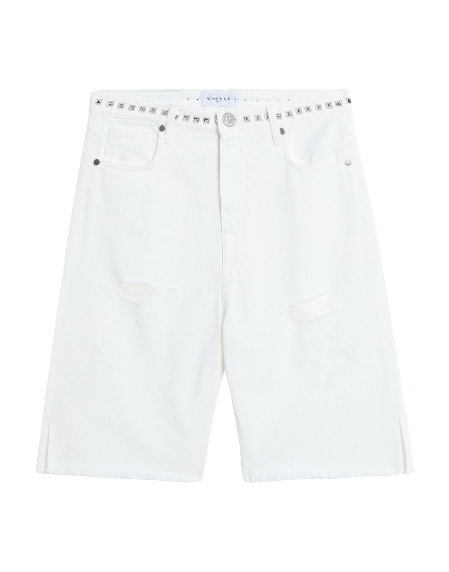 GAëLLE Paris Jeansshorts Damen Weiß von GAëLLE Paris