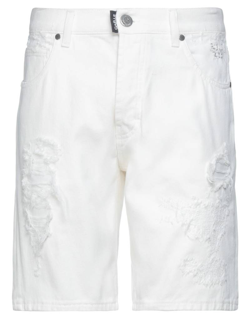 GAëLLE Paris Jeansshorts Herren Weiß von GAëLLE Paris