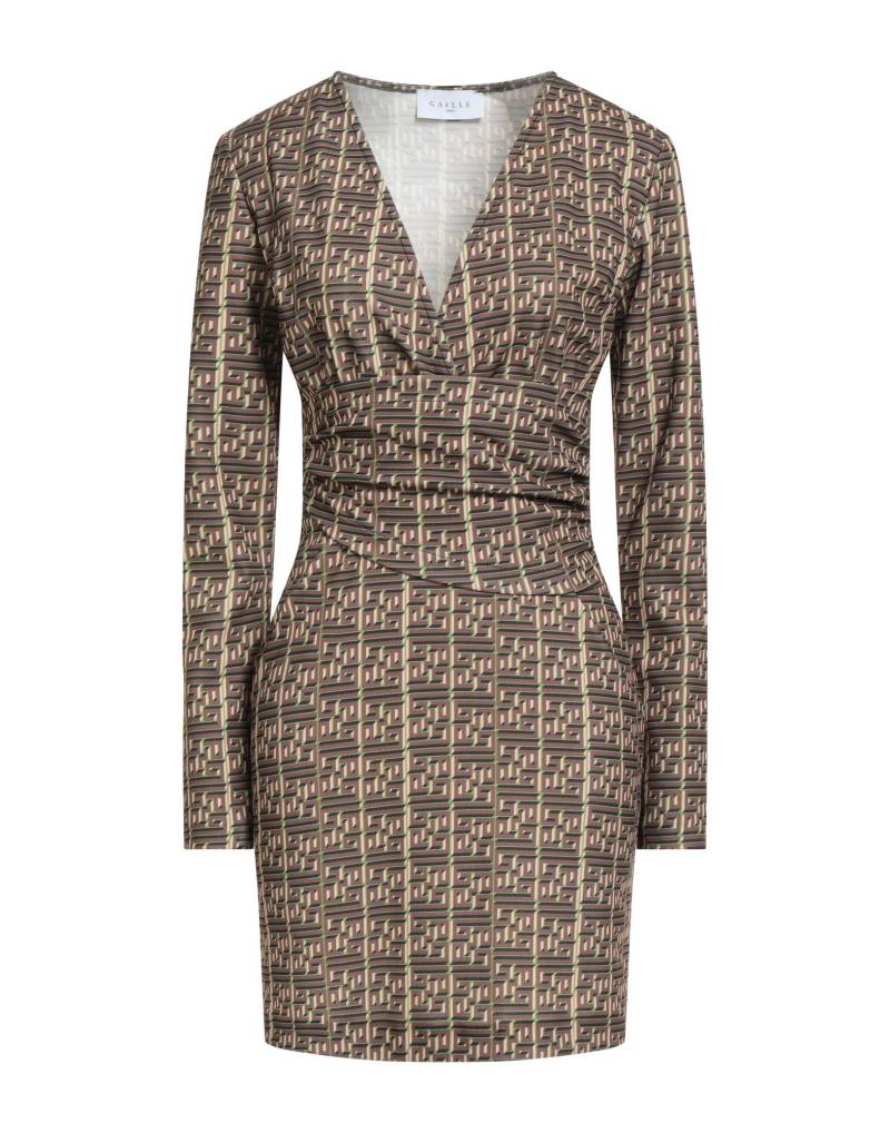 GAëLLE Paris Mini-kleid Damen Braun von GAëLLE Paris