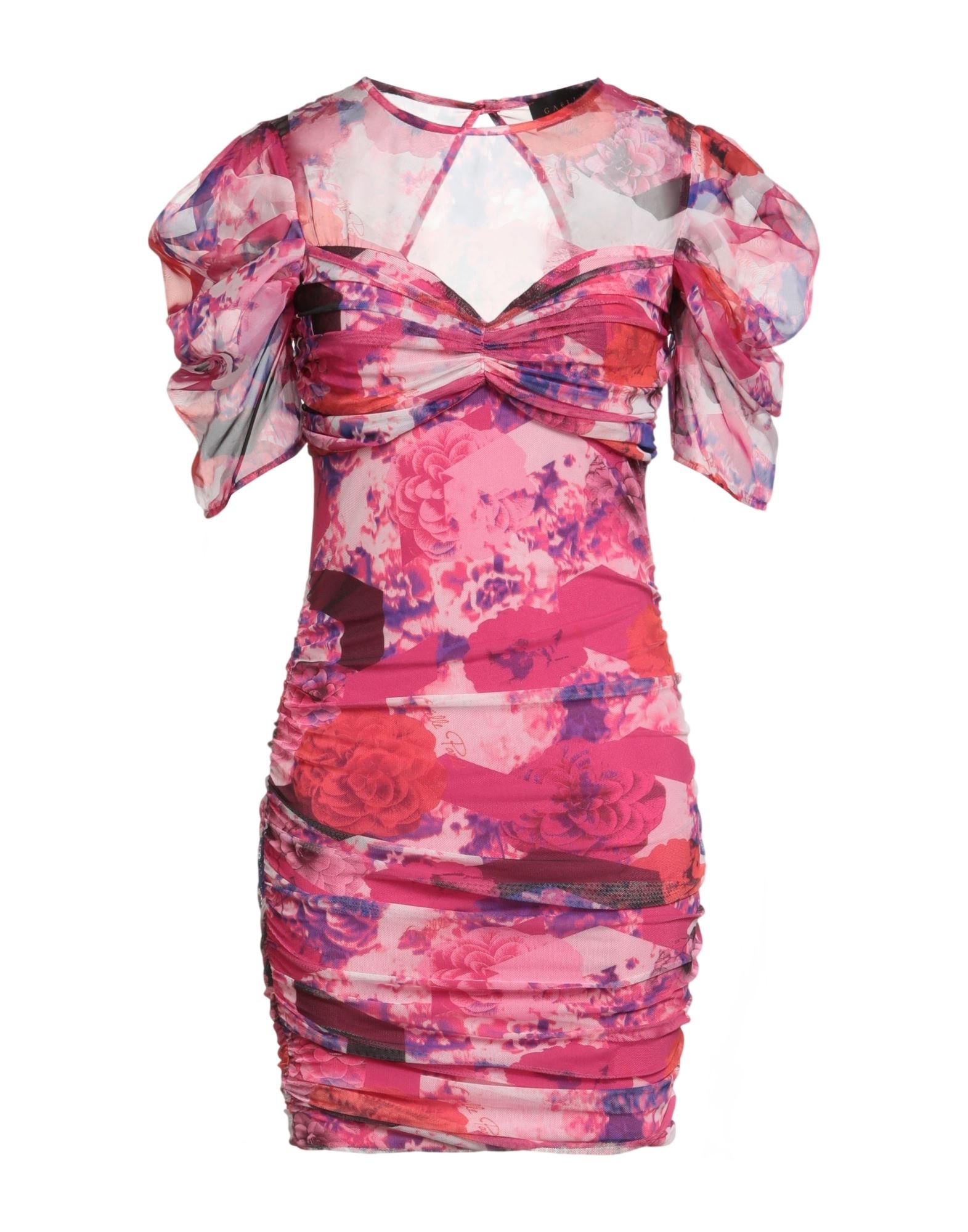GAëLLE Paris Mini-kleid Damen Fuchsia GAëLLE Paris Mini-kleid Damen Fuchsia von GAëLLE Paris