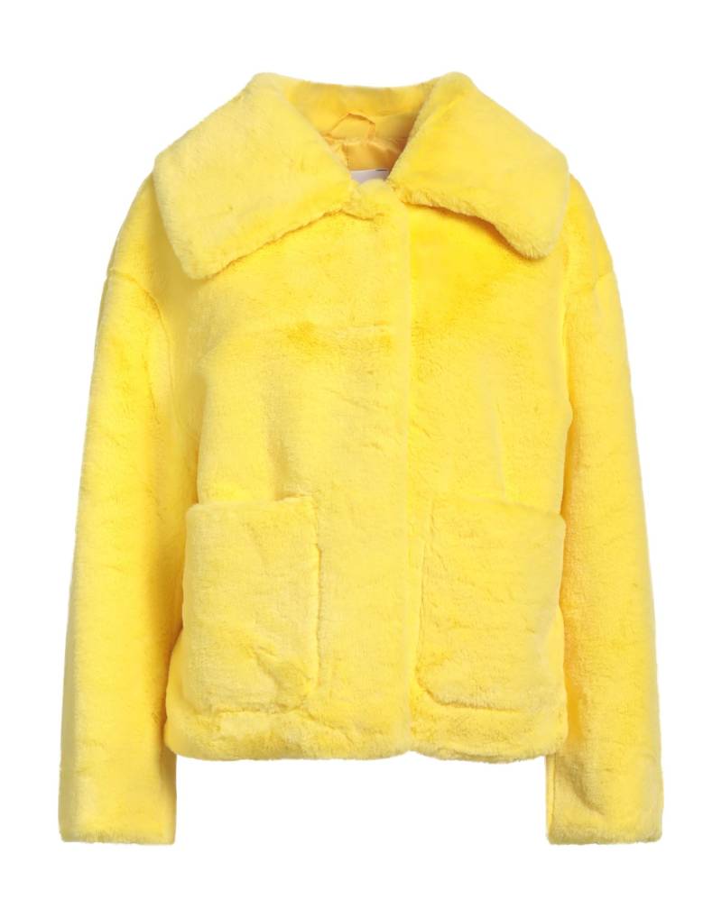 GAëLLE Paris Shearling- & Kunstfell Damen Gelb von GAëLLE Paris