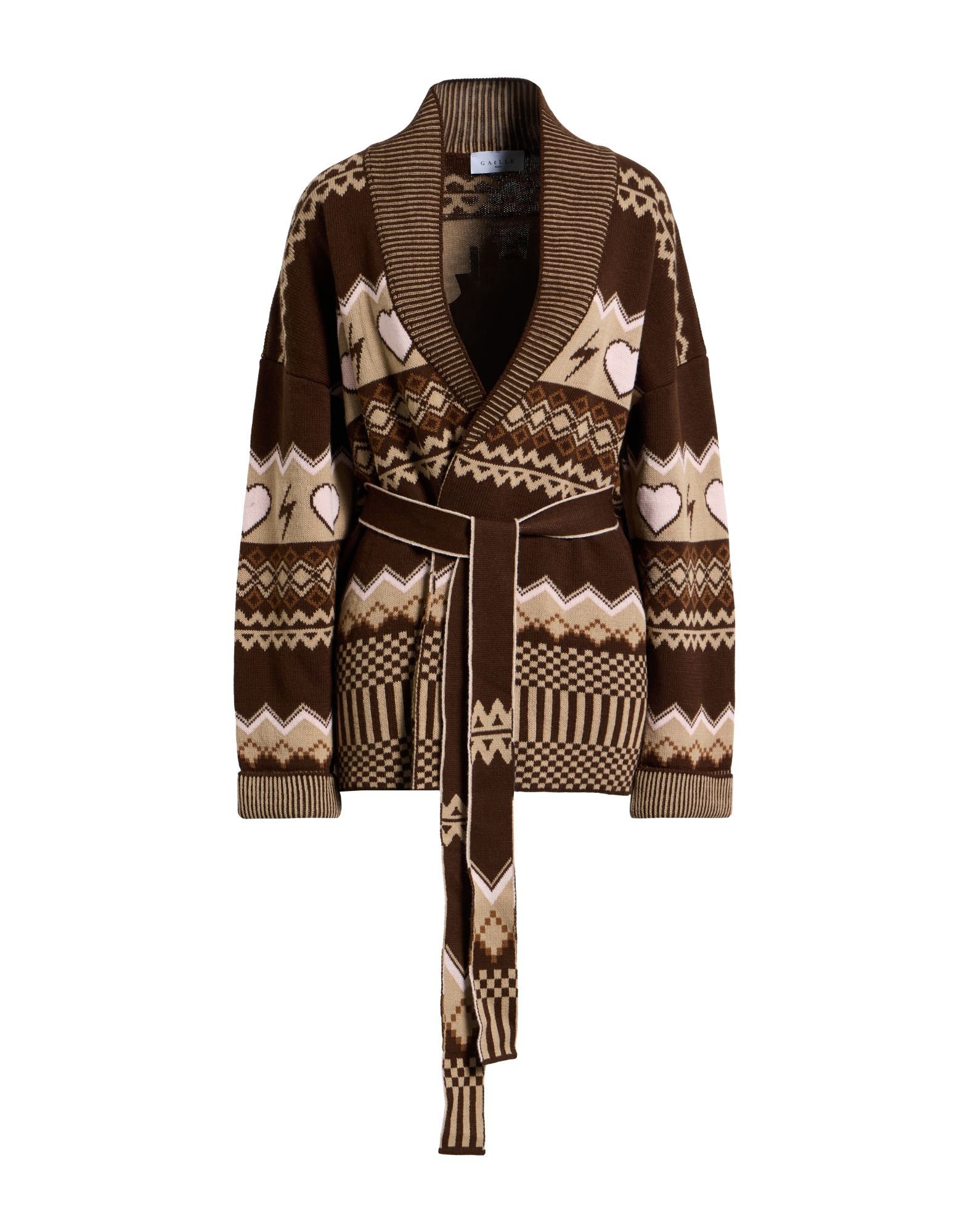 GAëLLE Paris Strickjacke Damen Dunkelbraun von GAëLLE Paris