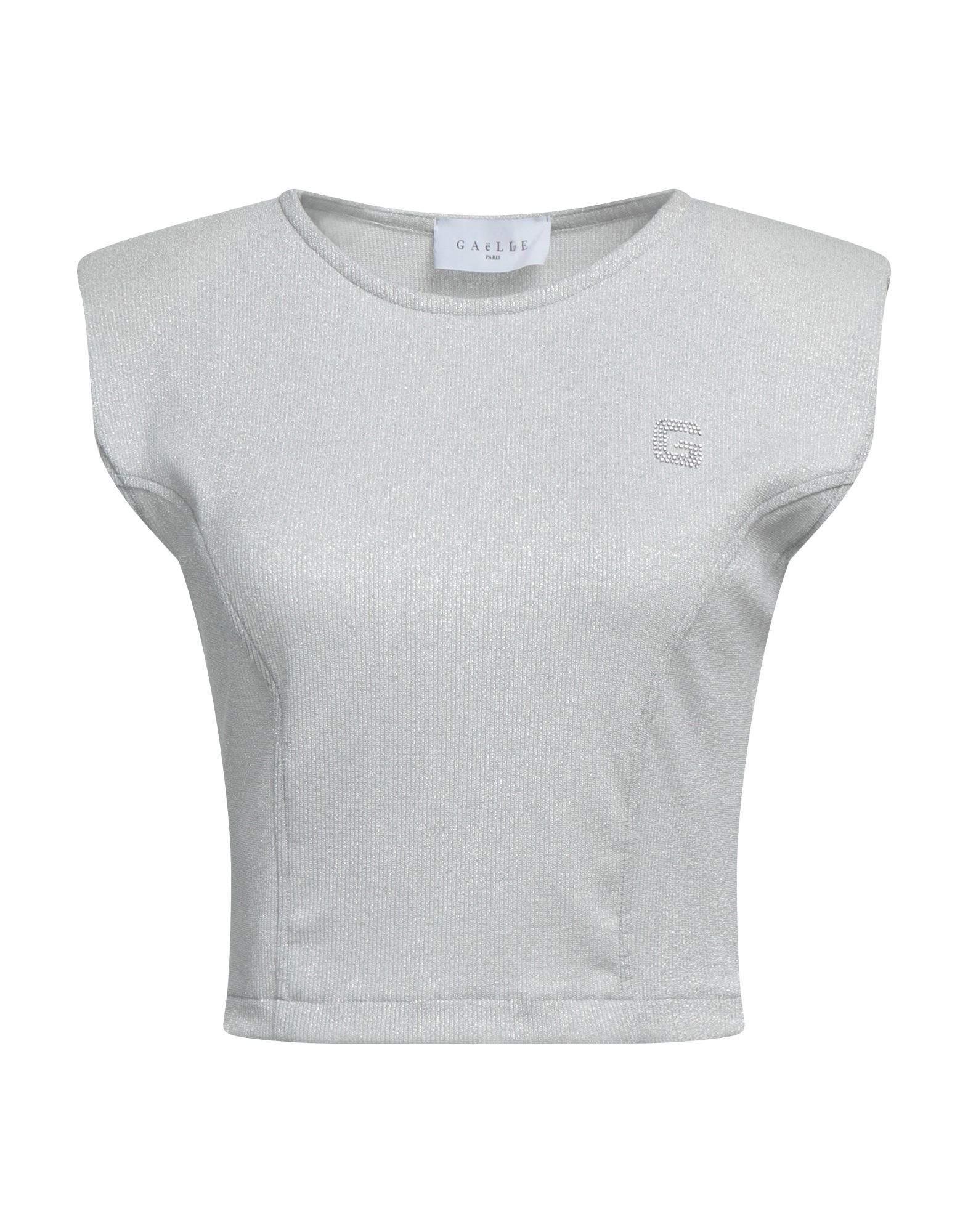 GAëLLE Paris T-shirts Damen Hellgrau GAëLLE Paris T-shirts Damen Hellgrau von GAëLLE Paris