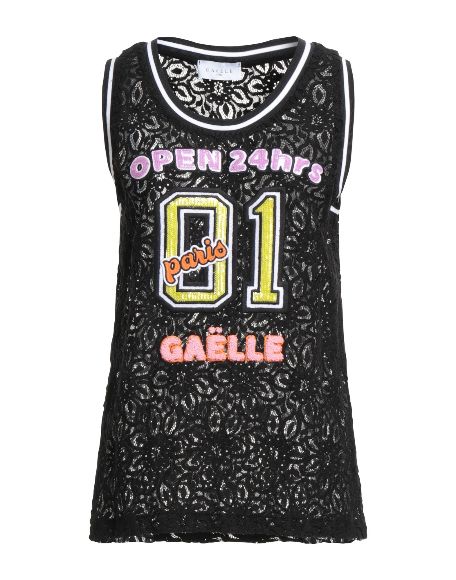 GAëLLE Paris Tank Top Damen Schwarz von GAëLLE Paris