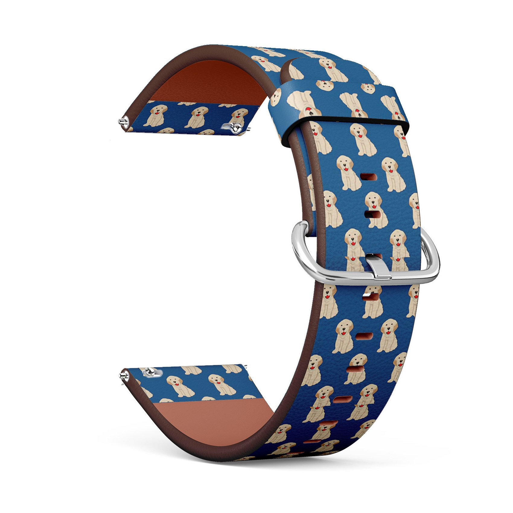 Veganes Leder Uhrenarmband 18mm 20mm 22mm 23mm | Labrador Golden Retriever Dog Print Uhrenband Armband Mit Quick Release Pins Veganes Leder Uhrenarmband 18mm 20mm 22mm 23mm | Labrador Golden Retriever Dog Print Uhrenband Armband Mit Quick Release Pins von GBBoutiqueStore
