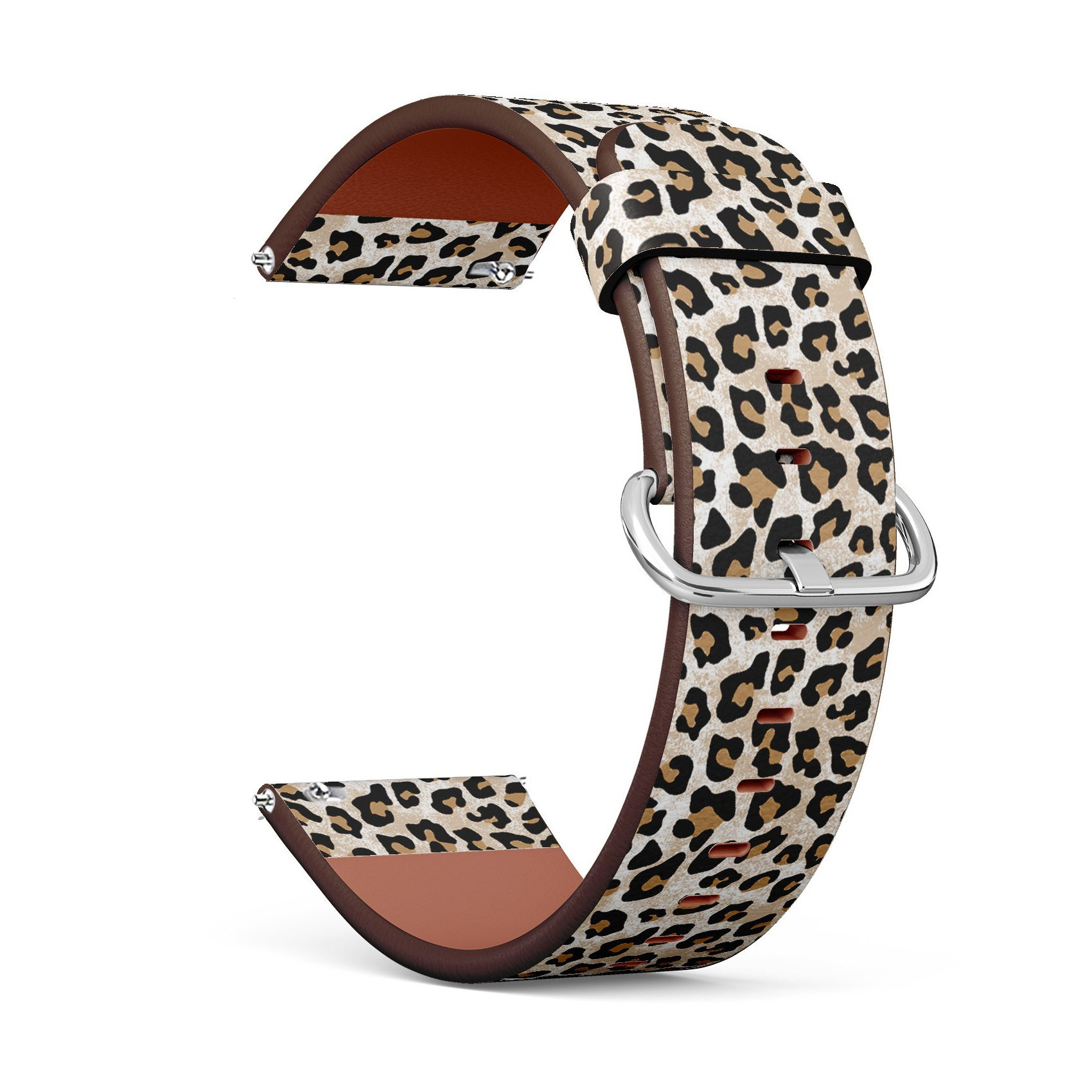 Veganes Leder Uhrenarmband 18mm 20mm 22mm 23mm | Modern Leopard Print Armband Armband Mit Schnellverschluss Pins Veganes Leder Uhrenarmband 18mm 20mm 22mm 23mm | Modern Leopard Print Armband Armband Mit Schnellverschluss Pins von GBBoutiqueStore