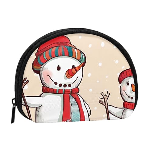 Merry Christmas Cute Snowman Full Format Printed Polyester Portable Mini Storage Bag Shell Shaped Wallet Small Coin Wallet Shell Storage Bag, Schwarz , Einheitsgröße Merry Christmas Cute Snowman Full Format Printed Polyester Portable Mini Storage Bag Shell Shaped Wallet Small Coin Wallet Shell Storage Bag, Schwarz , Einheitsgröße von GBCDEDSL