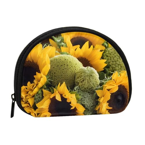 Sunflowers Full Format Printed Polyester Portable Mini Storage Bag Shell Shaped Wallet Small Coin Wallet Shell Storage Bag, Schwarz , Einheitsgröße Sunflowers Full Format Printed Polyester Portable Mini Storage Bag Shell Shaped Wallet Small Coin Wallet Shell Storage Bag, Schwarz , Einheitsgröße von GBCDEDSL