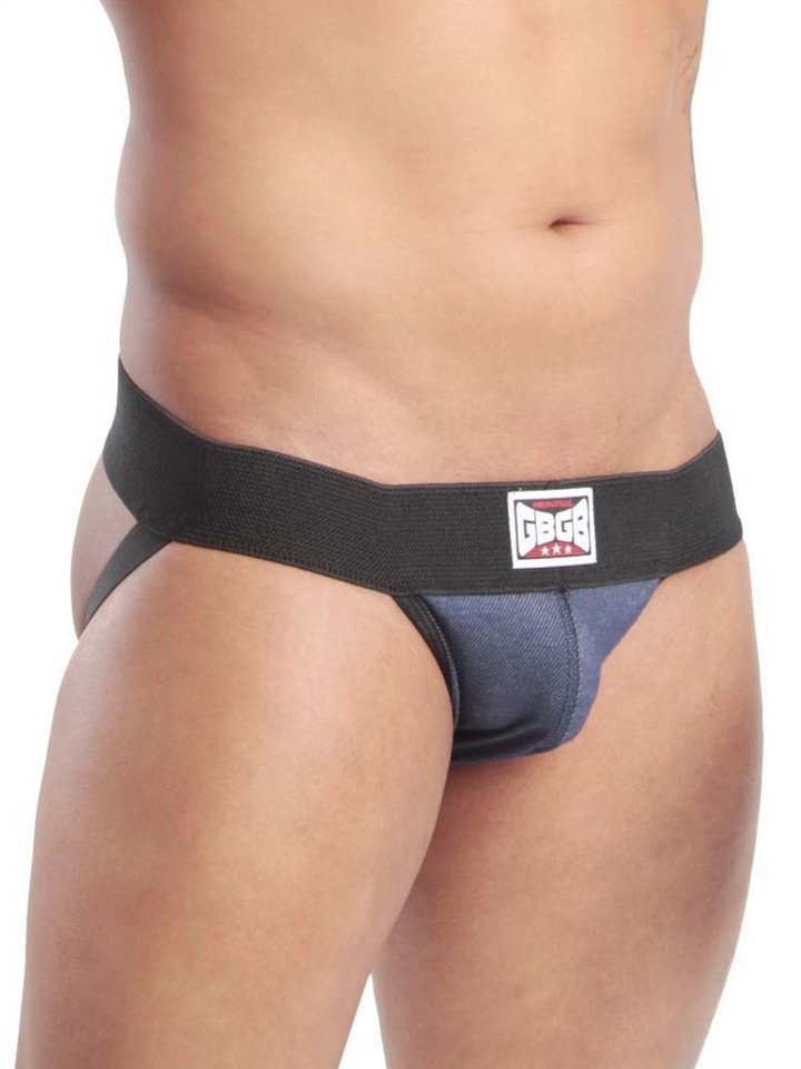GBGB String GBGB Santiago Jock Underwear Jockstrap Blue Denim von GBGB