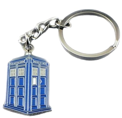 GBJUK Doctor Who Tardis Police Box Emaille-Schlüsselanhänger, blau, One size von GBJUK