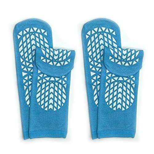 "Secure Step" doppelseitige rutschfeste Sicherheitssocken, 2 Paar, blau, Medium "Secure Step" doppelseitige rutschfeste Sicherheitssocken, 2 Paar, blau, Medium von GBM