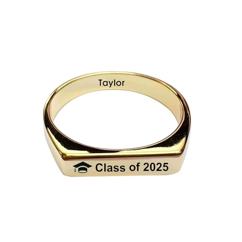 Benutzerdefinierte Name Ring für Frauen - Personalisierte gravierte Stacking Ring mit Text & Symbole - zierlich Promise Schmuck Geschenk für sie Geburtstag, Jahrestag, Weihnachten von GBTROEY