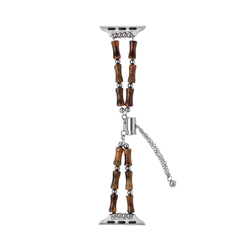 GBZHMCASE Damen-Uhrenarmband für iWatch Serie 9 8 7 6 5 4 3 2 1 SE, Metall-Ersatzband kompatibel mit iWatch 42 mm 41 mm 40 mm 38 mm(42mm(1~3S)) von GBZHMCASE