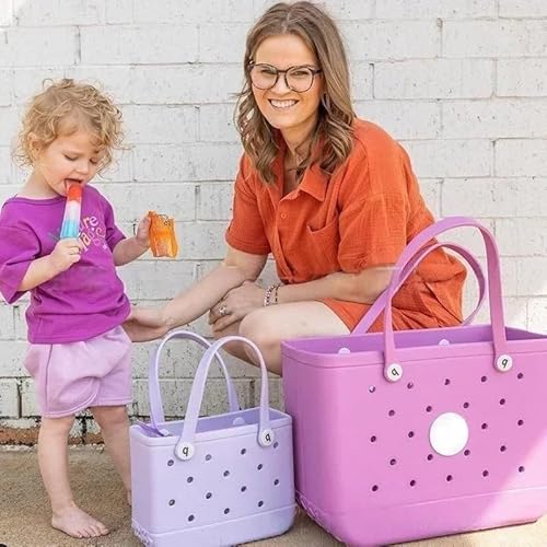 Strandtasche,Badetasche Faltbare EVA Wasserdicht Sommer Lagerung Korb Mini Strand Tasche Frauen Einkaufstasche Picknick Gummi Jelly Tote Geldbörsen(Orange) von GBZIJIE