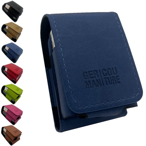 GC German Couture Carry Case Etui kompatibel mit ploom X Advanced Tabakerhitzer u.evo Sticks Zubehör Schutzhülle (blau) von GC