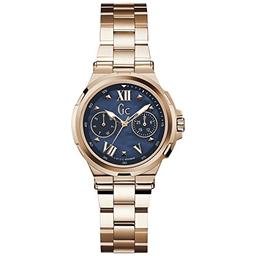 Gc Womans structura Tag Datum Rose Gold Ton Uhr Y29003L7 von GC