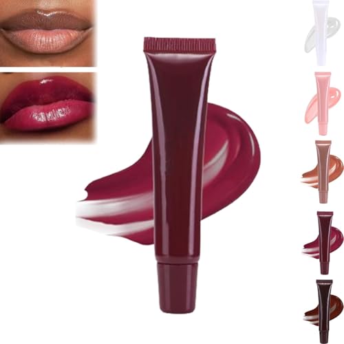 Feuchtigkeitsspendender und lang anhaltender Lippenbalsam, nicht klebriger getönter Lippenbalsam, nährendes Lippenpflegeöl, wasserfester, nicht klebriger Lippenstift für Frauen und Mädchen Feuchtigkeitsspendender und lang anhaltender Lippenbalsam, nicht klebriger getönter Lippenbalsam, nährendes Lippenpflegeöl, wasserfester, nicht klebriger Lippenstift für Frauen und Mädchen von GCBKOPY