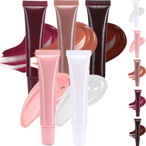 Feuchtigkeitsspendender und lang anhaltender Lippenbalsam, nicht klebriger getönter Lippenbalsam, nährendes Lippenpflegeöl, wasserfester, nicht klebriger Lippenstift für Frauen und Mädchen Feuchtigkeitsspendender und lang anhaltender Lippenbalsam, nicht klebriger getönter Lippenbalsam, nährendes Lippenpflegeöl, wasserfester, nicht klebriger Lippenstift für Frauen und Mädchen von GCBKOPY