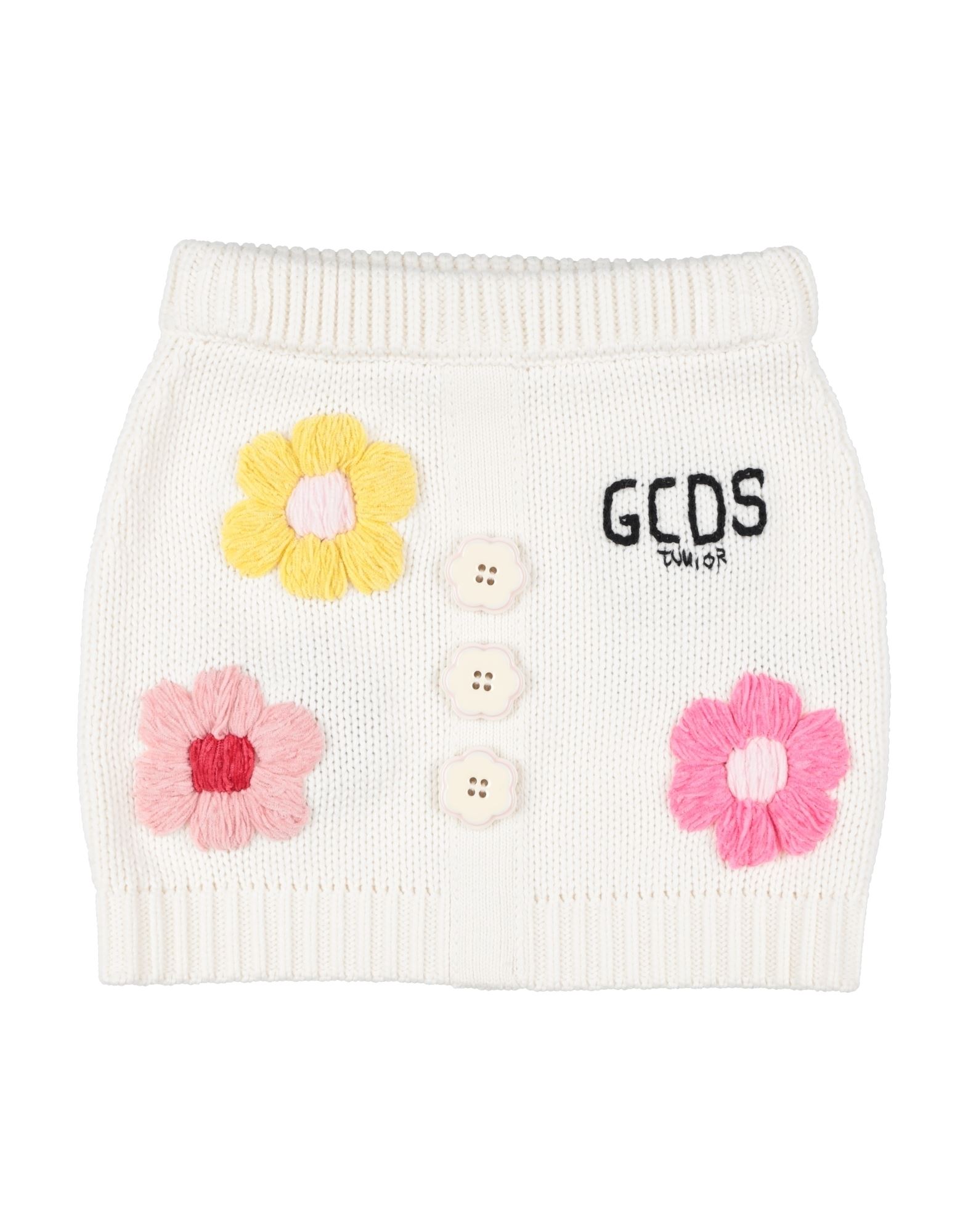 GCDS MINI Kinderrock Kinder Elfenbein von GCDS MINI