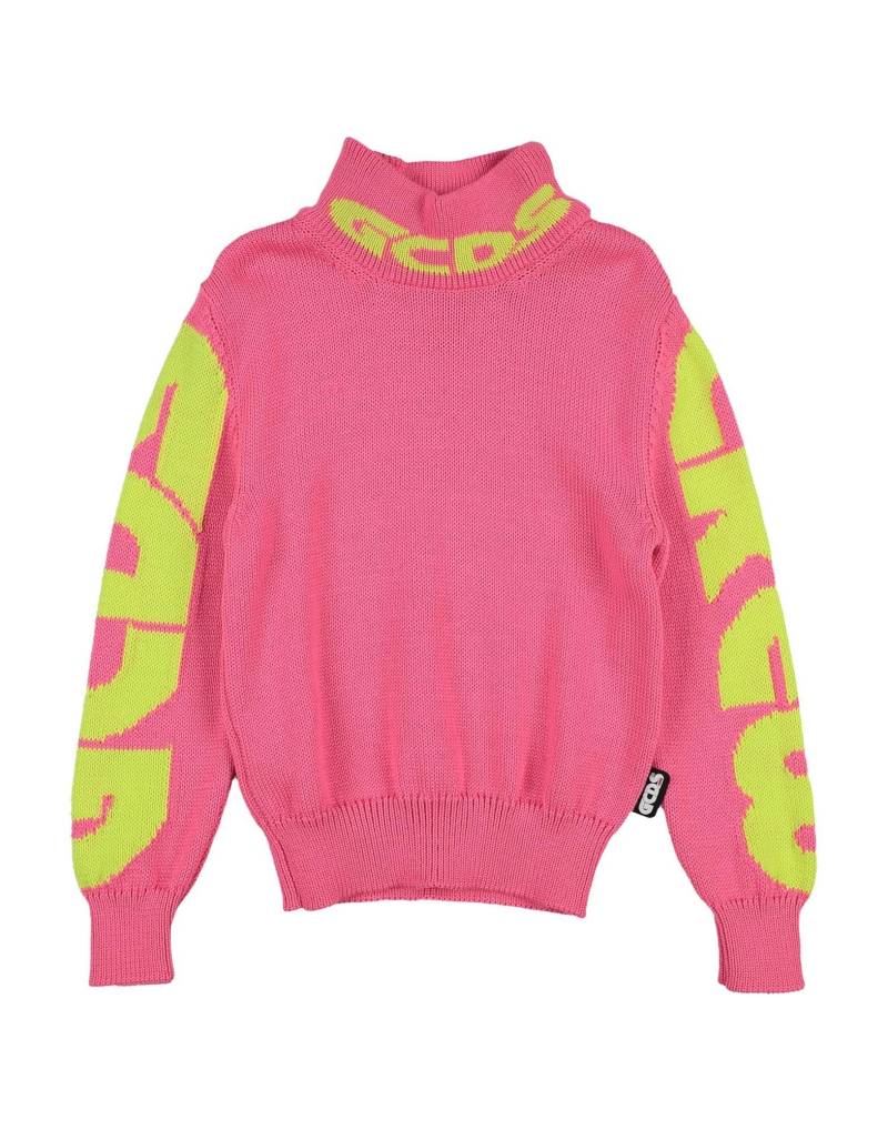 GCDS MINI Rollkragenpullover Kinder Fuchsia von GCDS MINI
