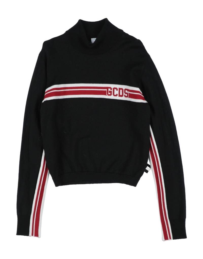 GCDS MINI Rollkragenpullover Kinder Schwarz von GCDS MINI