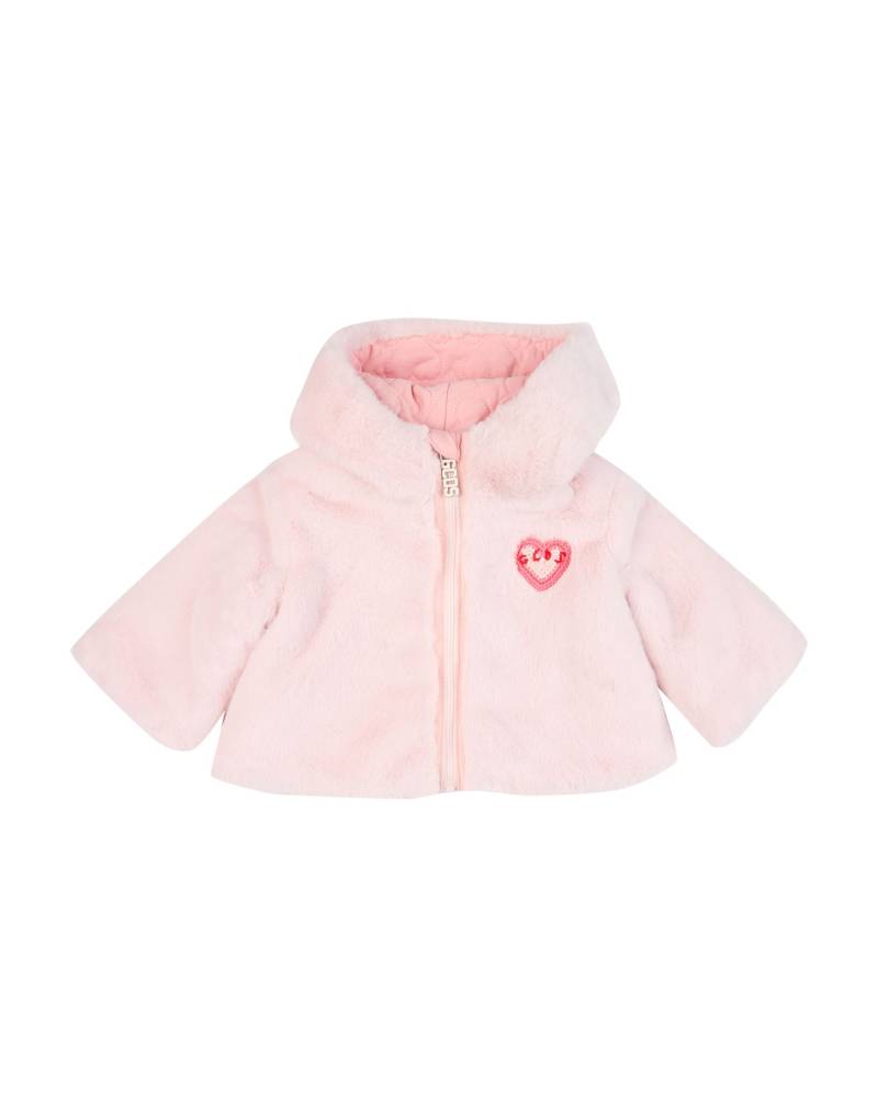 GCDS MINI Shearling- & Kunstfell Kinder Hellrosa von GCDS MINI