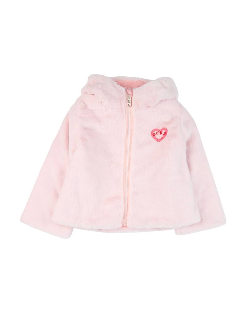 GCDS MINI Shearling- & Kunstfell Kinder Hellrosa von GCDS MINI