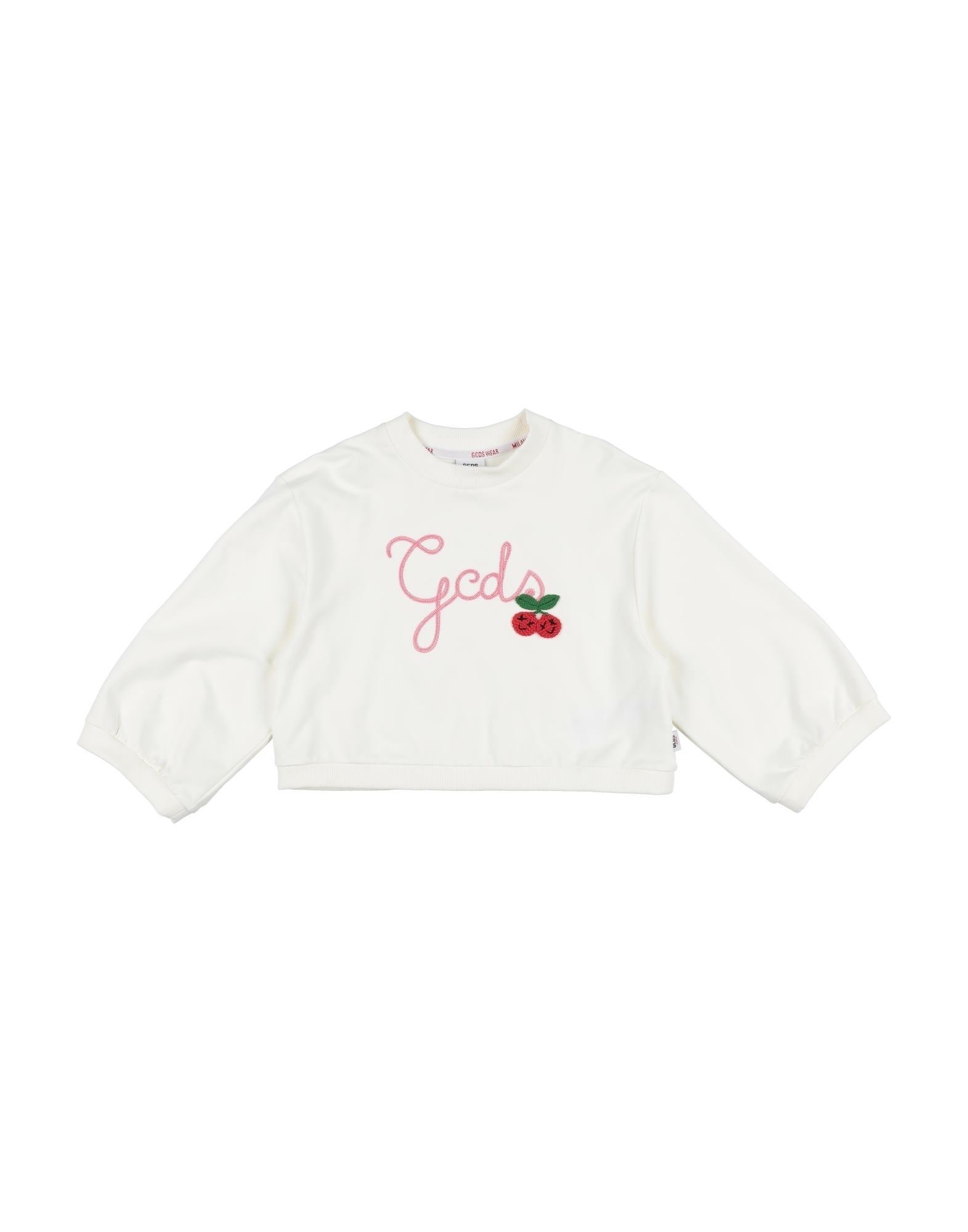 GCDS MINI Sweatshirt Kinder Cremeweiß von GCDS MINI