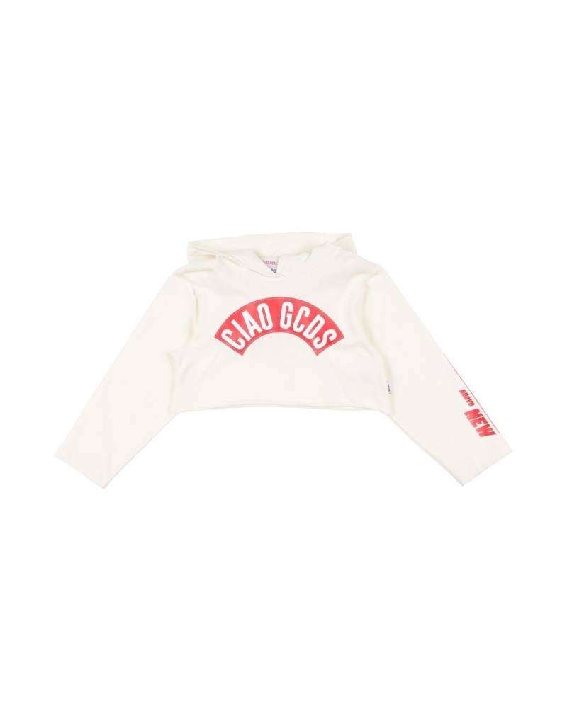 GCDS MINI Sweatshirt Kinder Cremeweiß von GCDS MINI