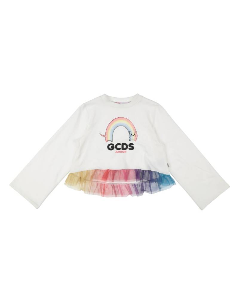 GCDS MINI Sweatshirt Kinder Elfenbein von GCDS MINI