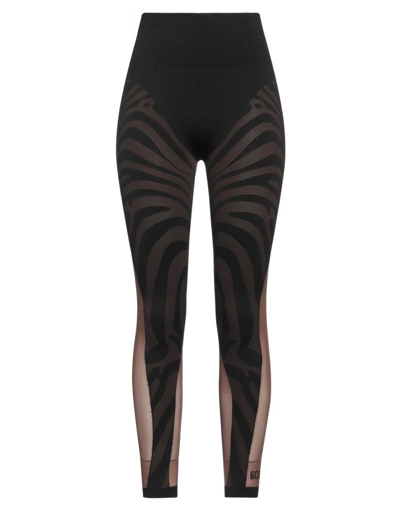 GCDS x WOLFORD Leggings Damen Schwarz von GCDS x WOLFORD