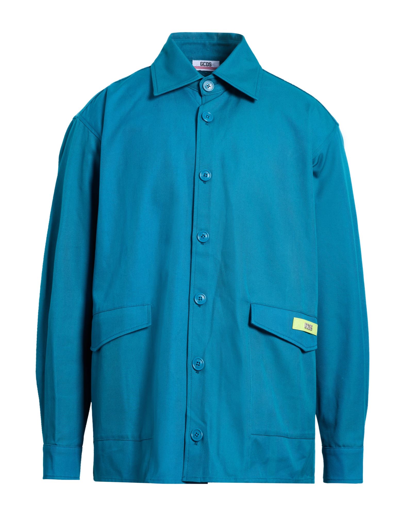 GCDS Hemd Herren Aquamarin von GCDS