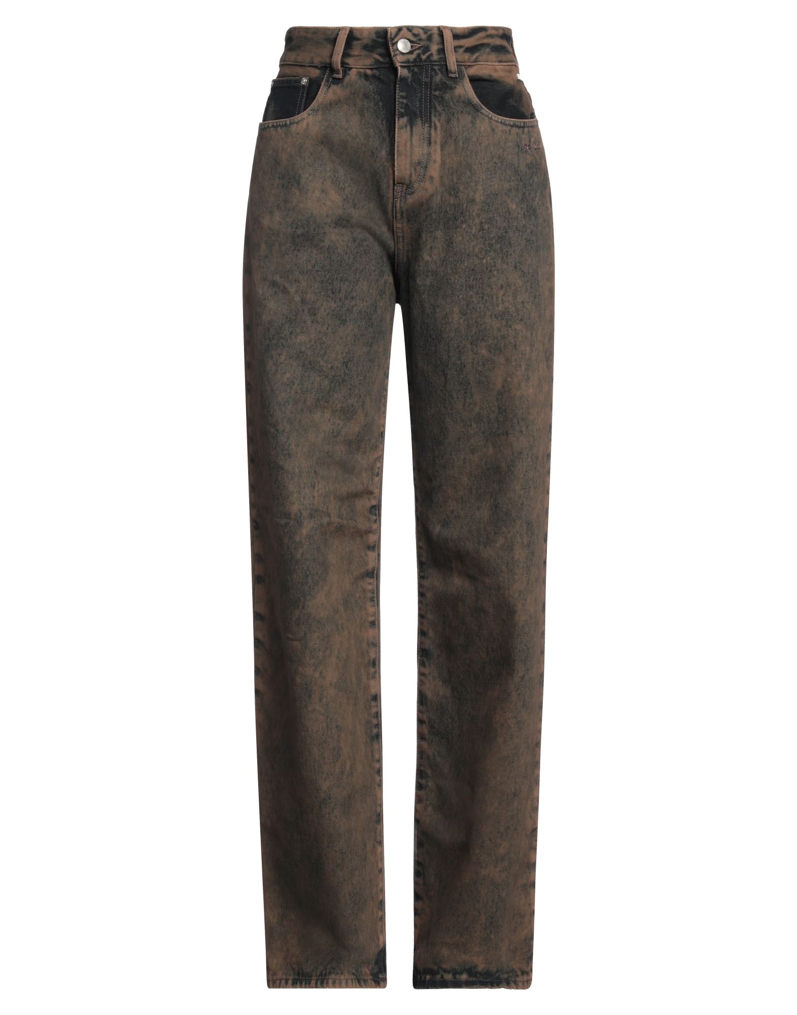 GCDS Jeanshose Damen Braun von GCDS