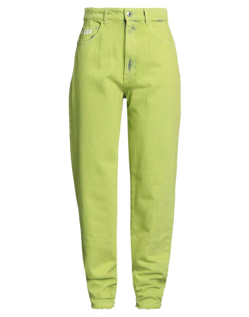 GCDS Jeanshose Damen Grün von GCDS