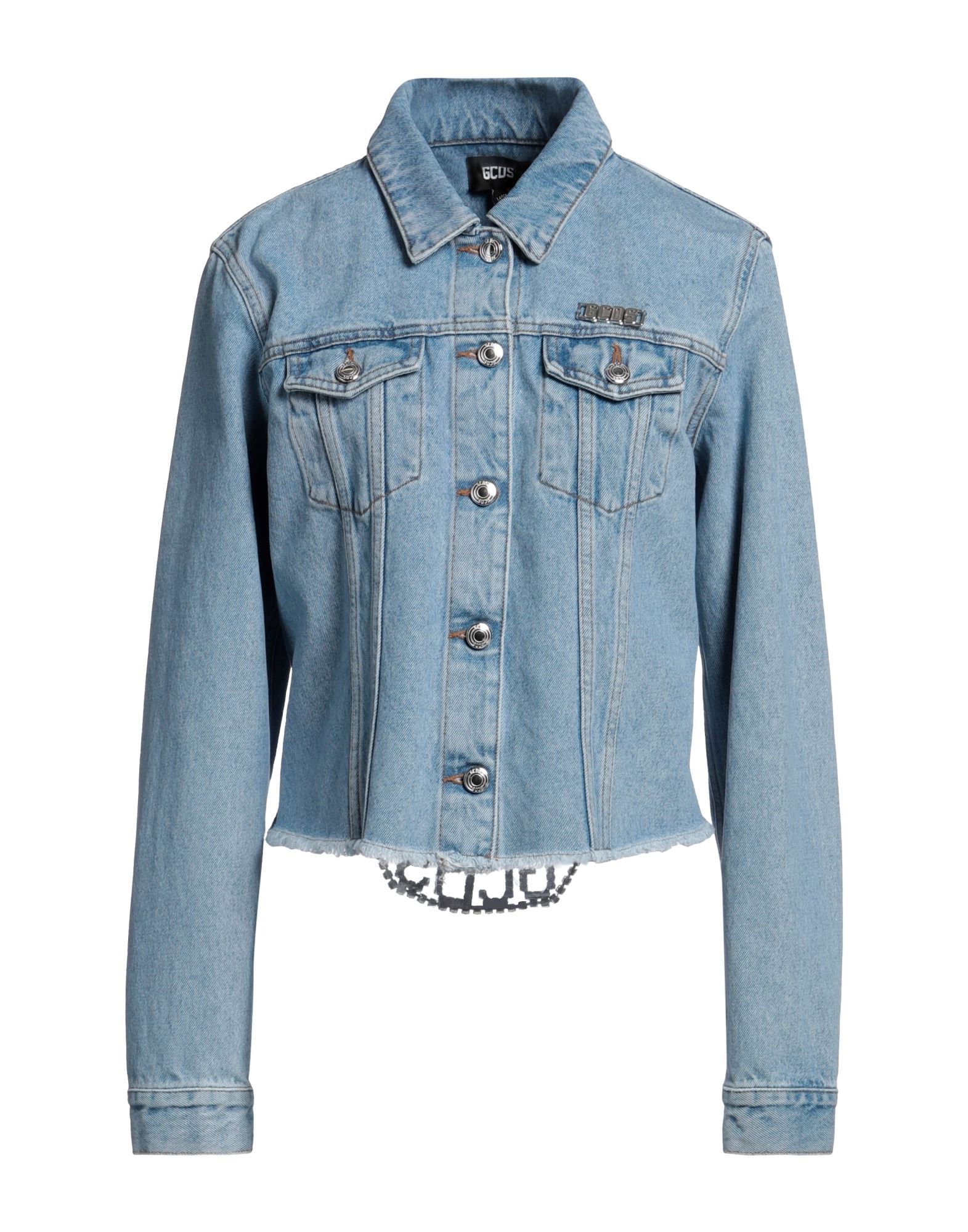 GCDS Jeansjacke/-mantel Damen Blau von GCDS