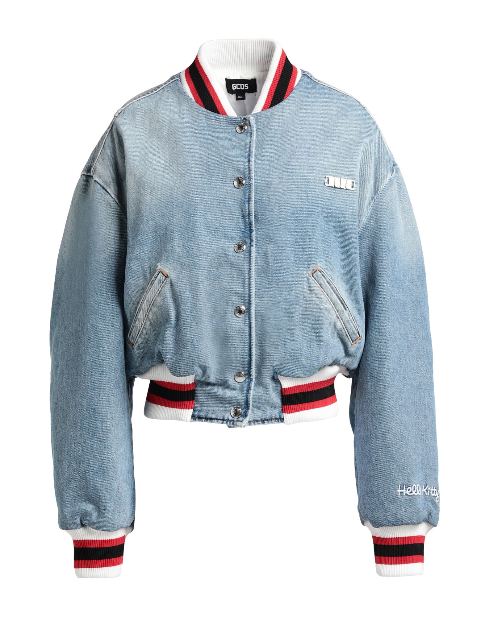 GCDS Jeansjacke/-mantel Damen Blau von GCDS