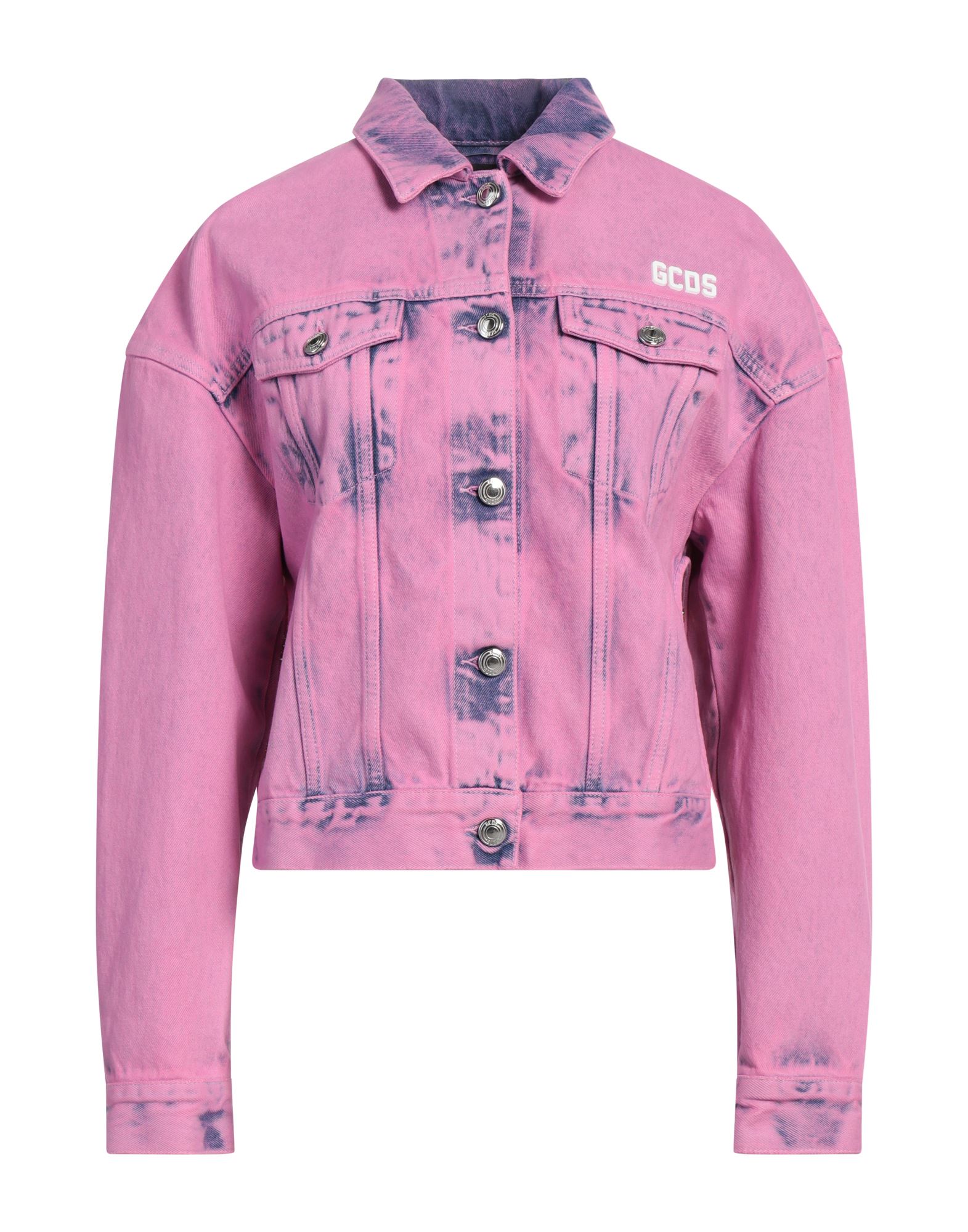 GCDS Jeansjacke/-mantel Damen Rosa von GCDS