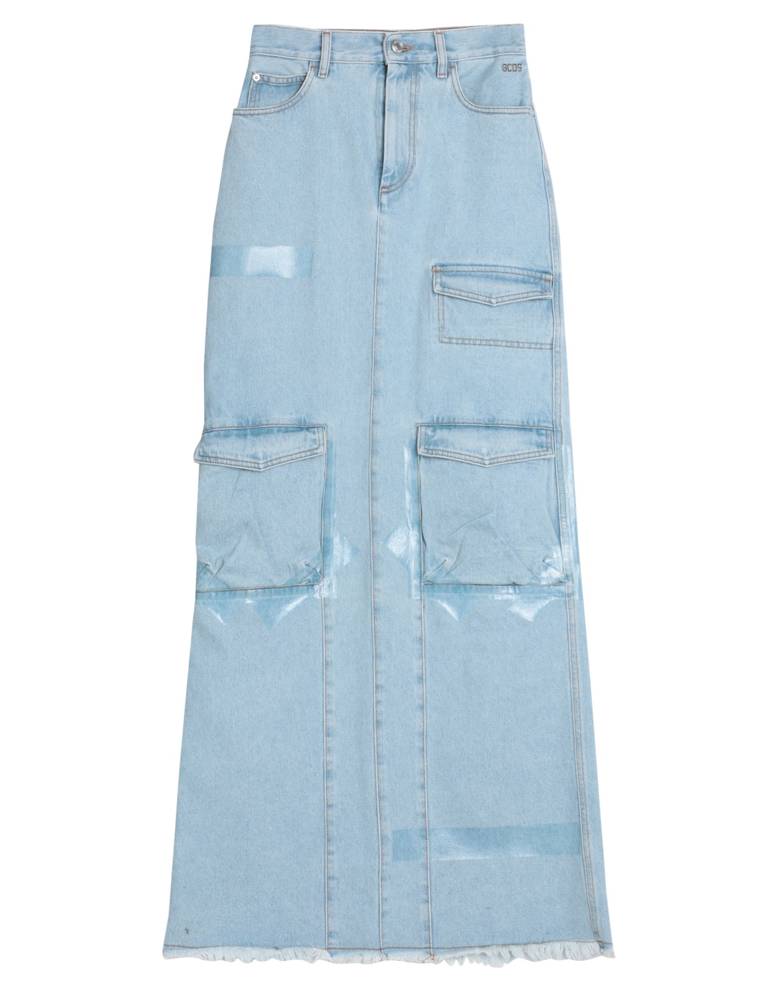 GCDS Jeansrock Damen Blau von GCDS