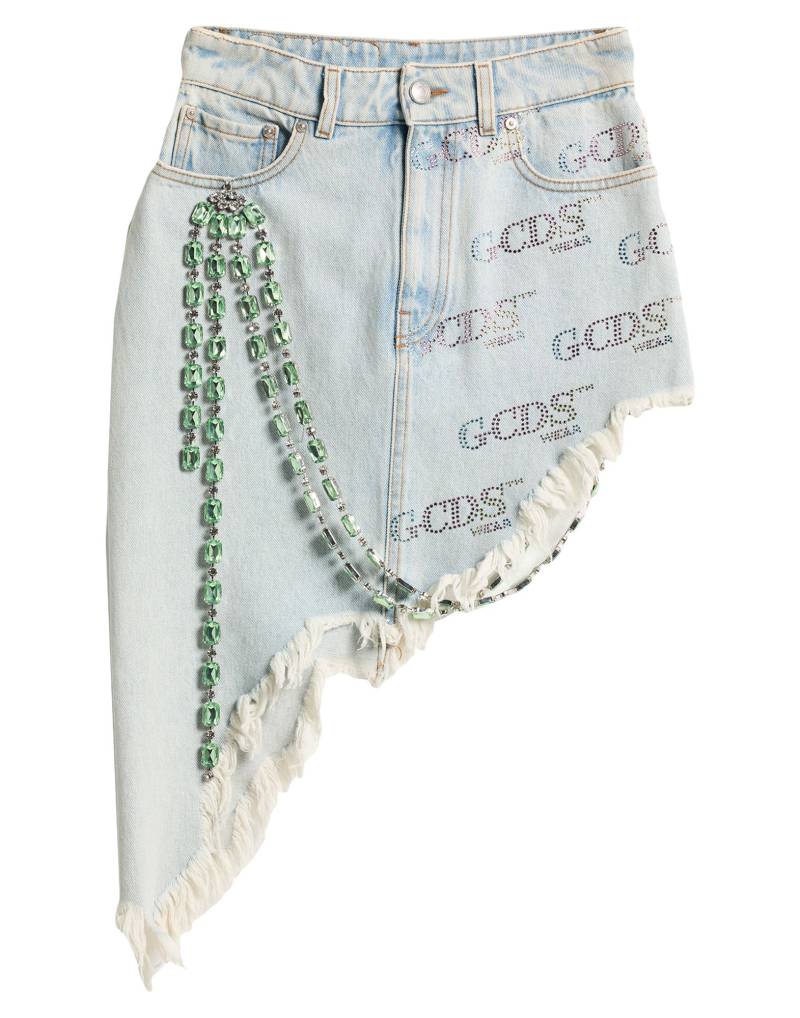 GCDS Jeansrock Damen Blau von GCDS