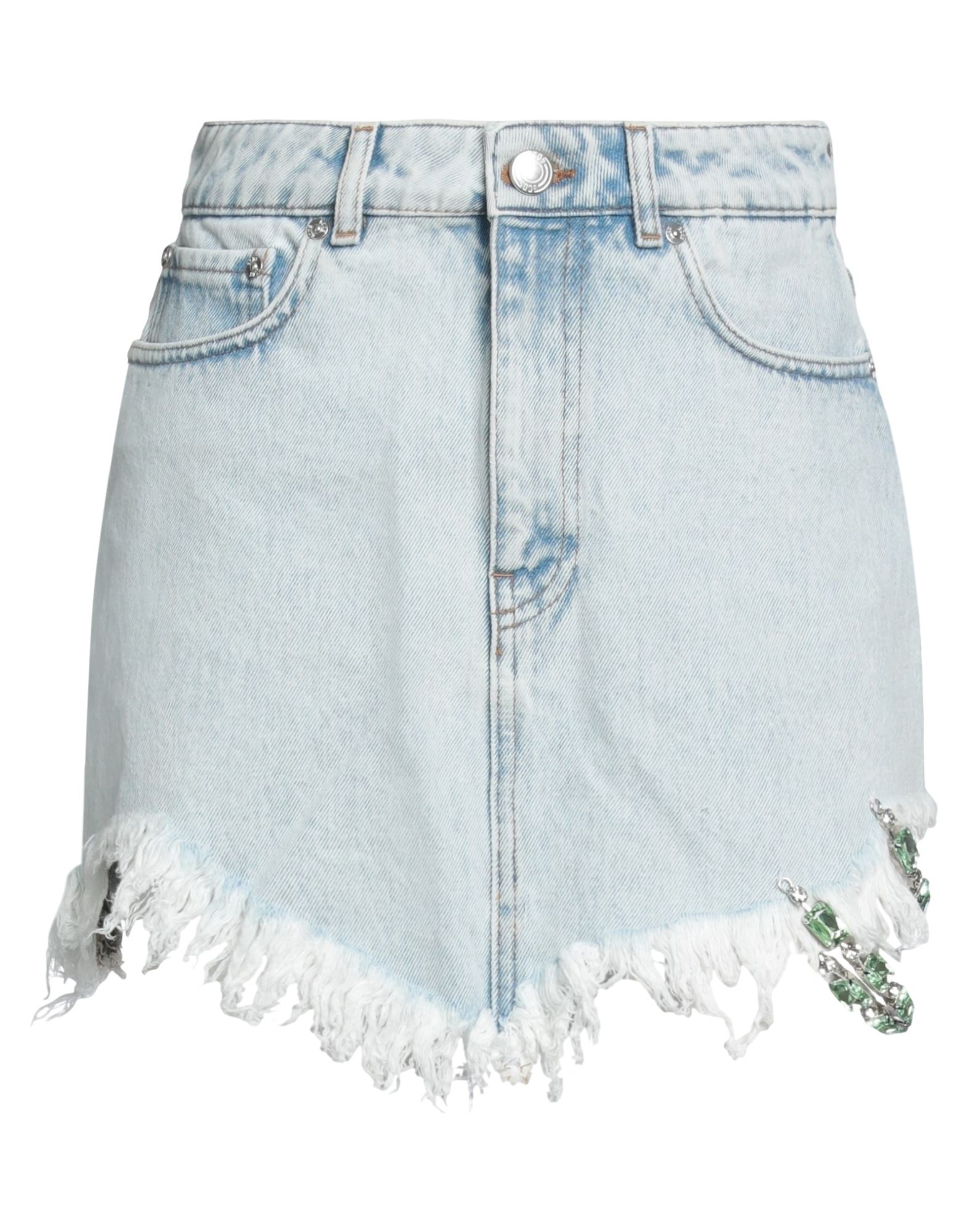 GCDS Jeansshorts Damen Blau von GCDS