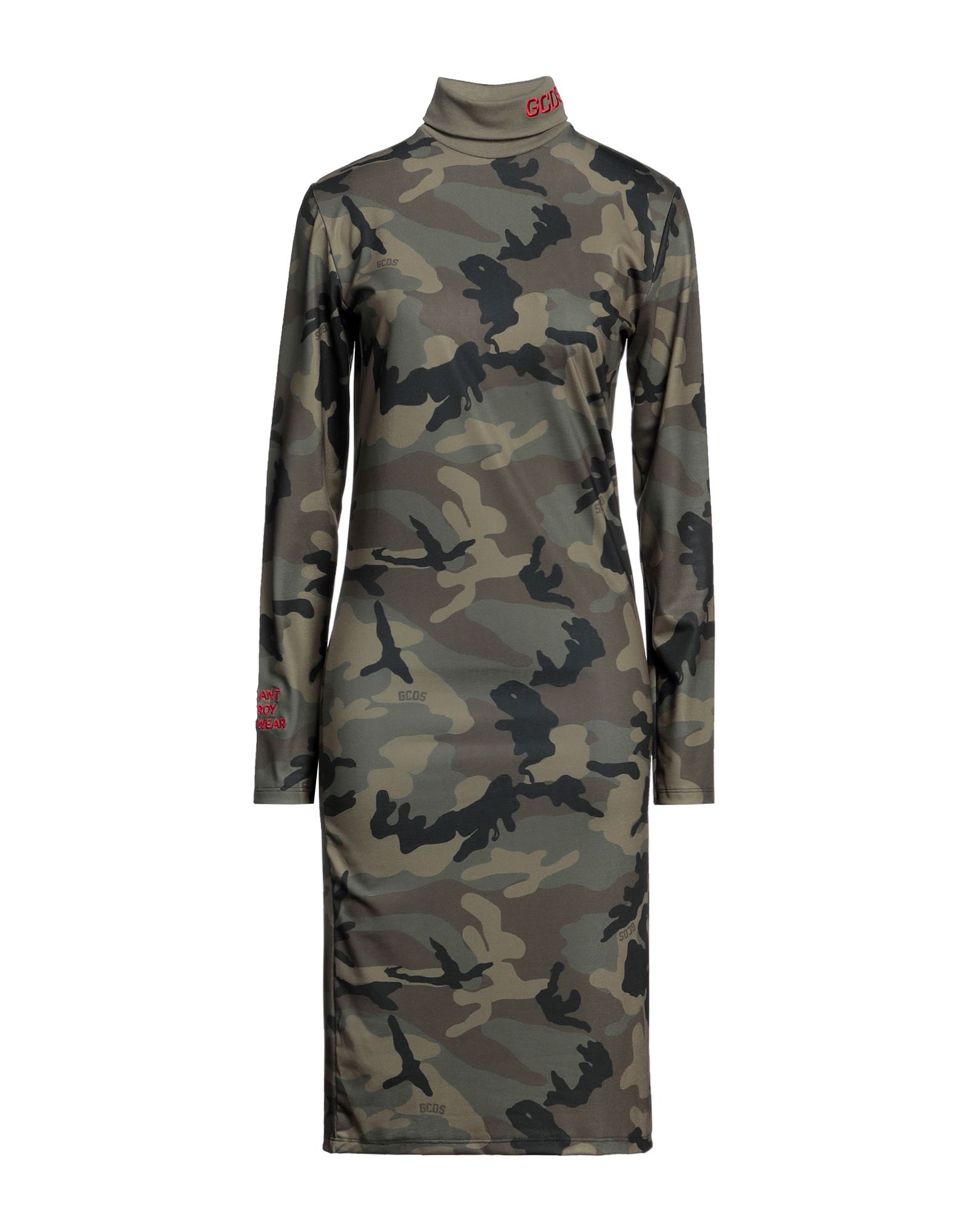 GCDS Midi-kleid Damen Militärgrün von GCDS