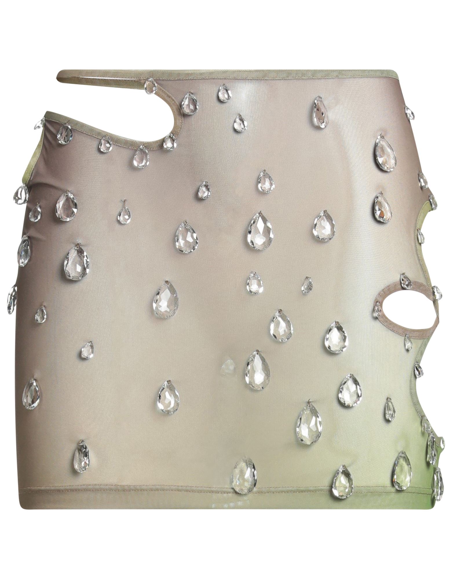 GCDS Minirock Damen Militärgrün von GCDS