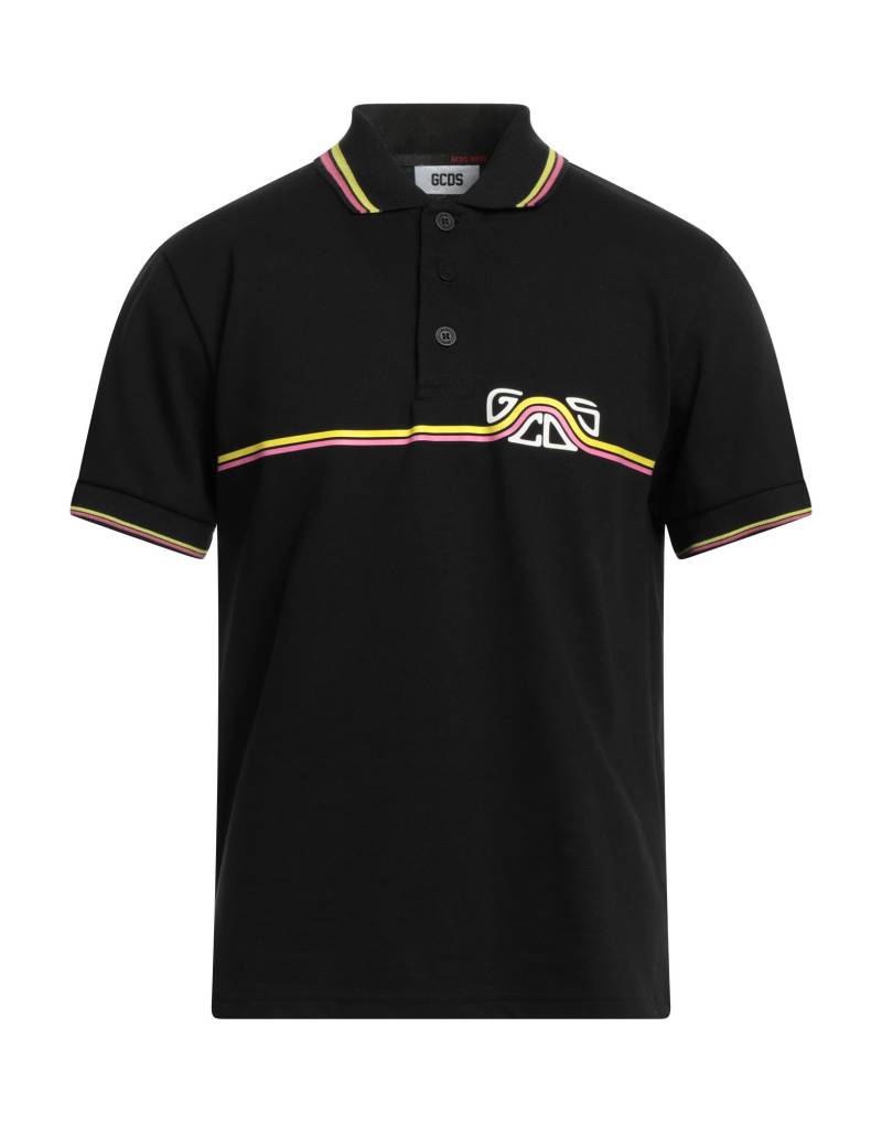 GCDS Poloshirt Herren Schwarz von GCDS