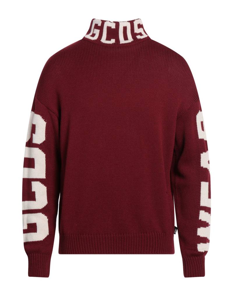 GCDS Rollkragenpullover Herren Bordeaux von GCDS