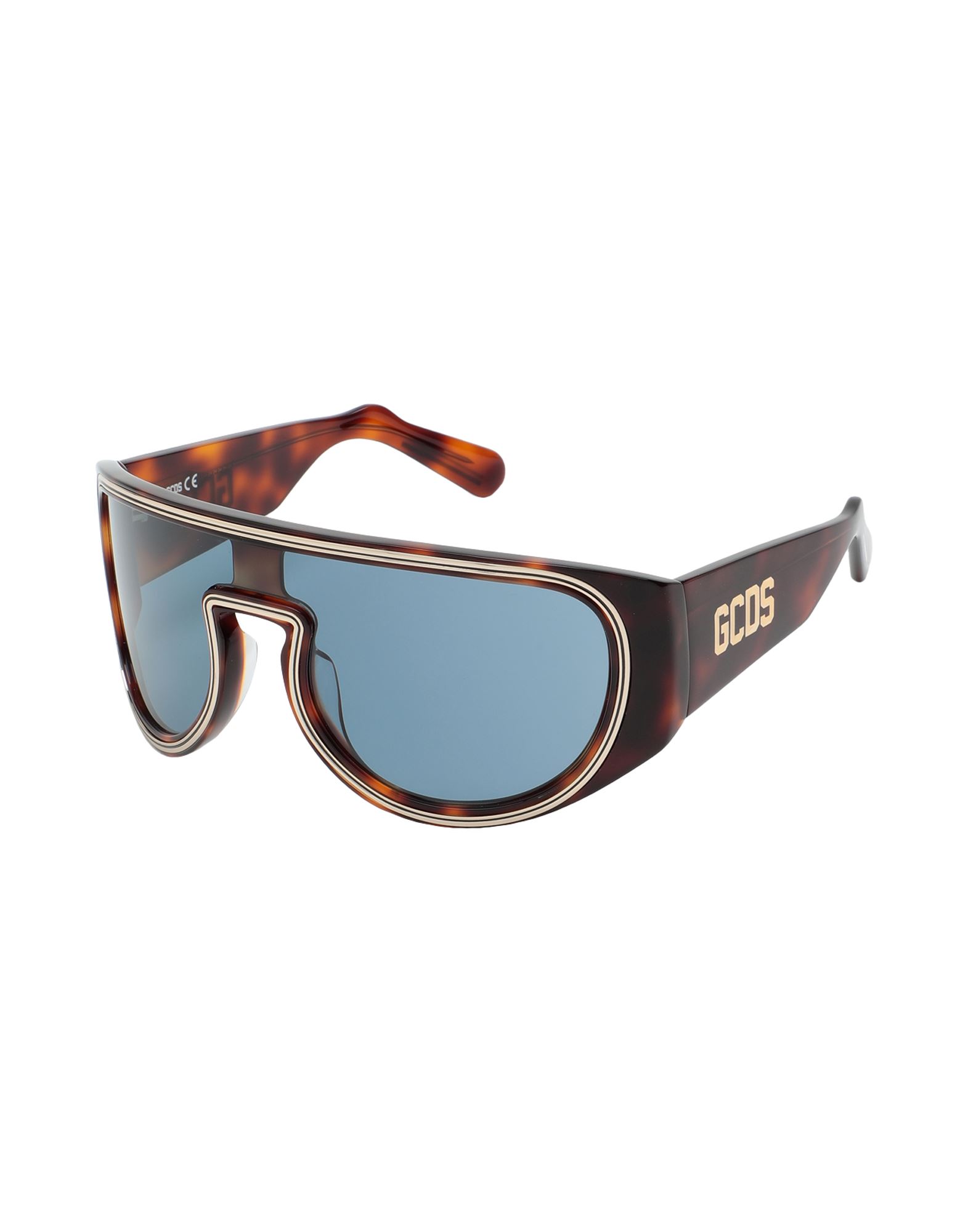 GCDS Sonnenbrille Unisex Dunkelbraun von GCDS