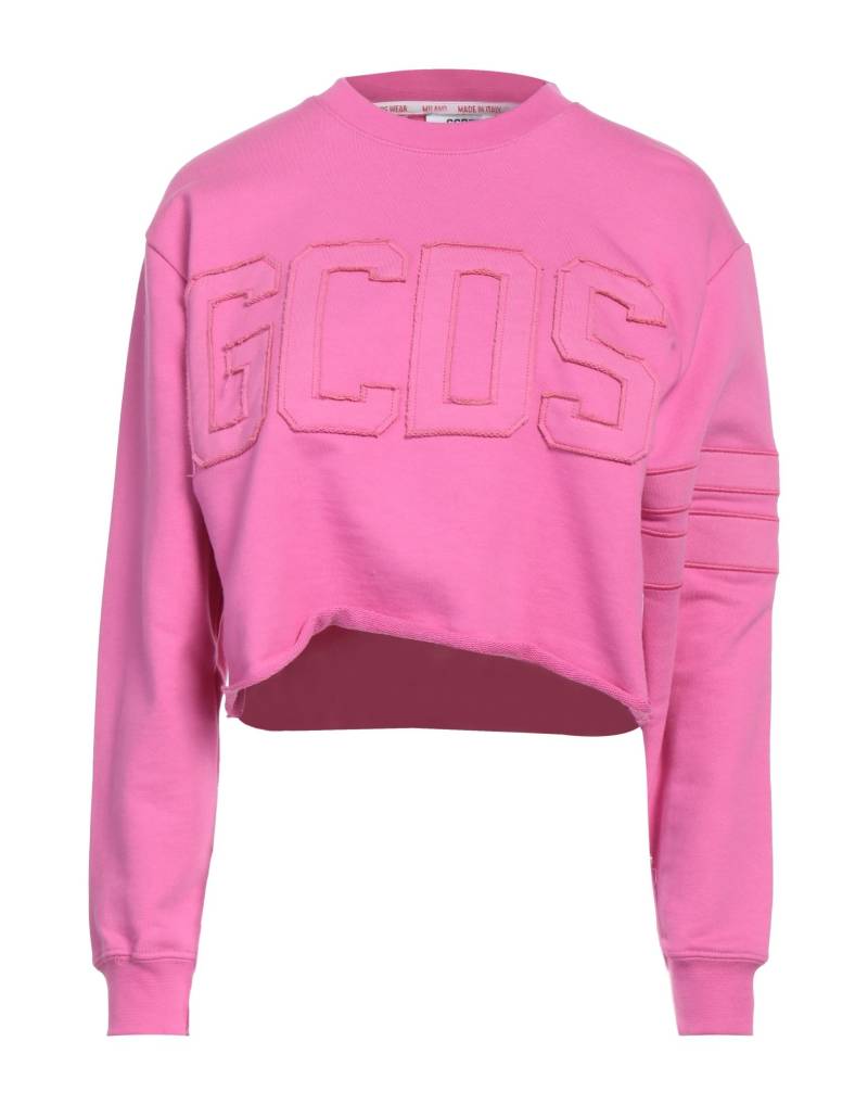 GCDS Sweatshirt Damen Fuchsia GCDS Sweatshirt Damen Fuchsia von GCDS