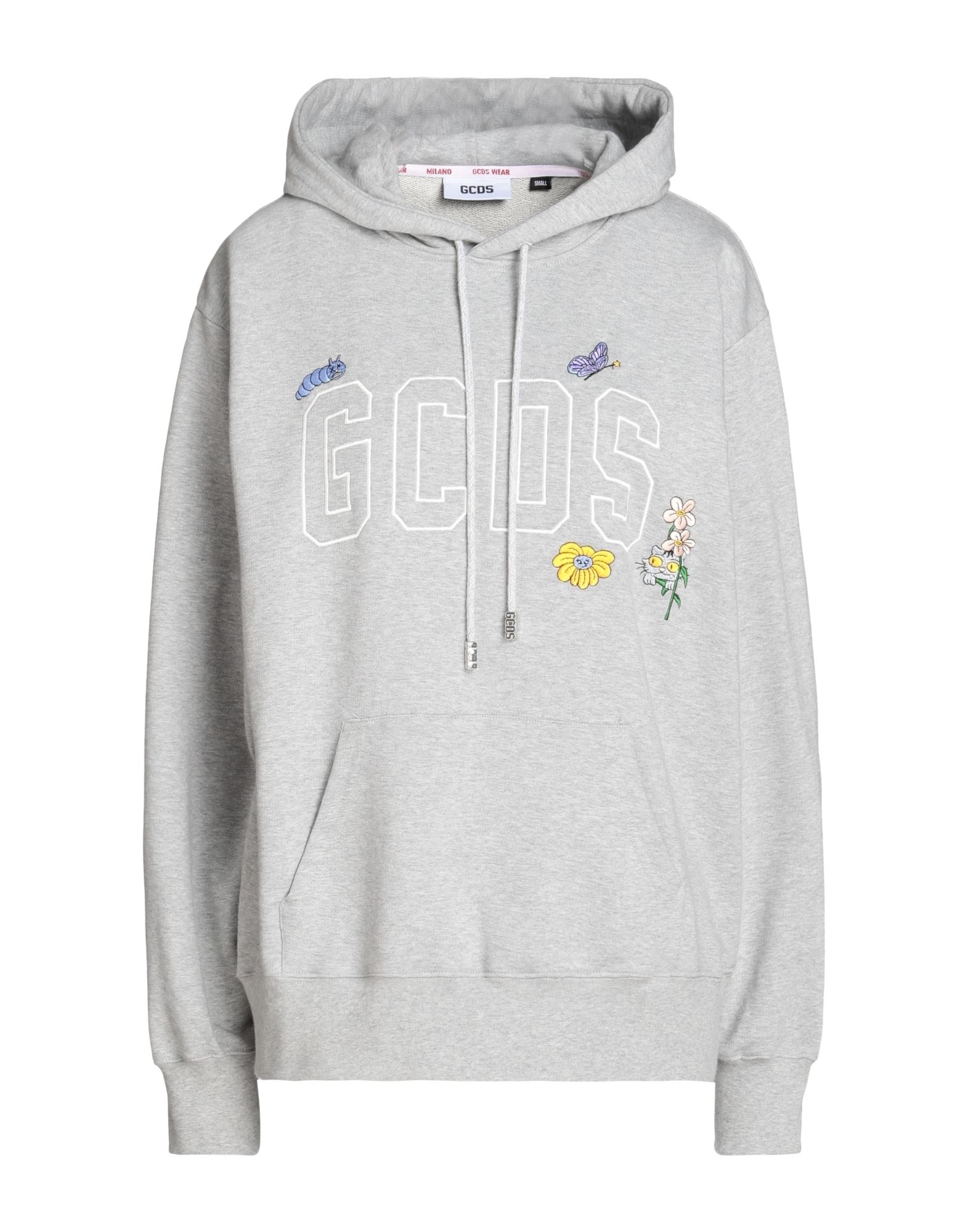 GCDS Sweatshirt Damen Hellgrau von GCDS